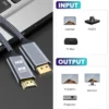 kf-Se24452b5c4cb4fa7b3d85670e5128c7ab DisplayPort to HDMI 4K@30Hz Cable