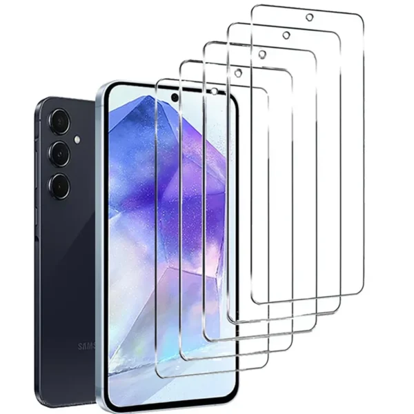 Samsung Galaxy HD Screen Protector S26-S21 A55-A35 5Pcs