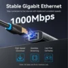 ventium-hub-6in1-3 Vention USB C HUB Type C to HDMI 4K60Hz RJ45 PD 100W Adapter For PC MacBook iPad Samsung