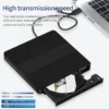 External DVD RW CD Writer USB Type-C or USB3.0 Slim For PC, Laptop, Mac