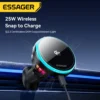 Essager Phone Holder Magnetic Wireless charger Qi2.2 25W for Car Air Vent Outlet