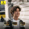 Baseus Eli 2i Fit Open-Ear Earphones True Wireless Bluetooth 6.0 IPX5 Waterproof Sports Earbuds Bass Boost
