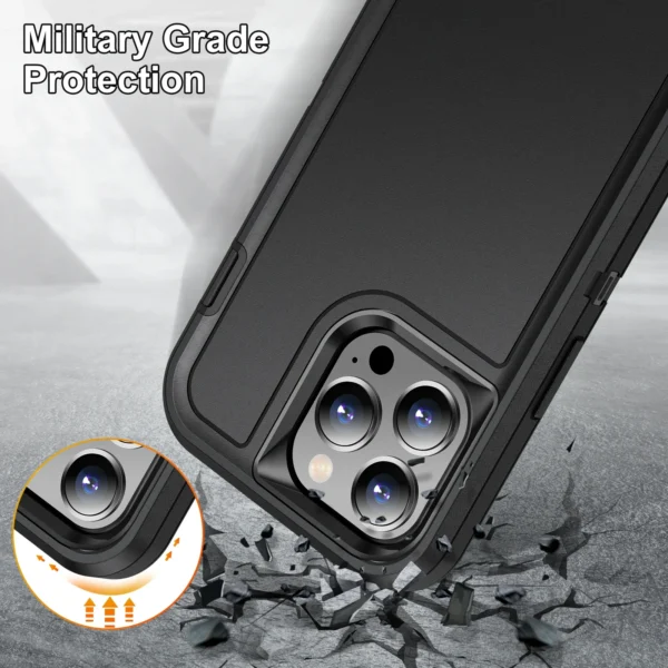 iPhone Armor Shockproof Defender Case Hard PC+TPU Back Cover