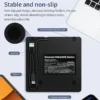 External DVD RW CD Writer USB Type-C or USB3.0 Slim For PC, Laptop, Mac