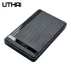 Uthai Enclosure USB 3.1 Type-C to A 2.5 inch HDD SATA - Black