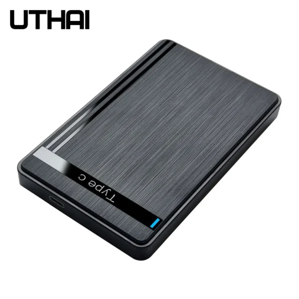 Uthai Enclosure USB 3.1 Type-C to A 2.5 inch HDD SATA - Black