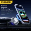 Essager Phone Holder Magnetic Wireless charger Qi2.2 25W for Car Air Vent Outlet