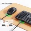 mouse-kbd-2 NexusClick Dual-mode Wireless 2.4Ghz and Bluetooth Combo Keyboard Mouse Set Rechargeable - Black