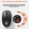 mouse-kbd-5 NexusClick Dual-mode Wireless 2.4Ghz and Bluetooth Combo Keyboard Mouse Set Rechargeable - Black