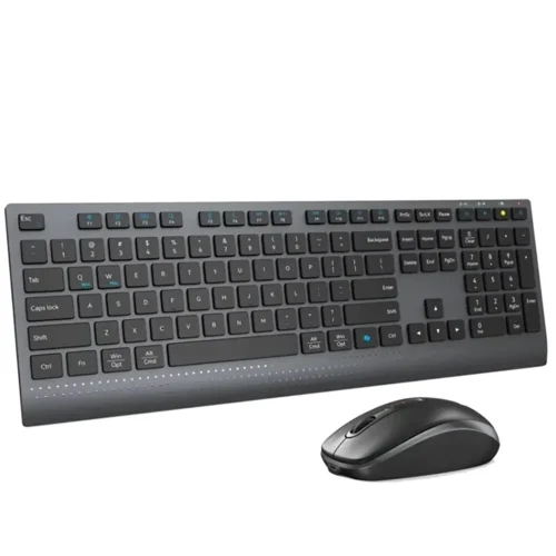 mouse-kbd-main NexusClick Dual-mode Wireless 2.4Ghz and Bluetooth Combo Keyboard Mouse Set Rechargeable - Black
