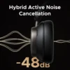 ugreen-studio-2 UGREEN Studio Pro 48dB ANC Wireless Bluetooth 6.0 Headphones Active Noise Cancellation Hi-Res LDAC 120h - Black