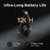 ugreen-studio-5 UGREEN Studio Pro 48dB ANC Wireless Bluetooth 6.0 Headphones Active Noise Cancellation Hi-Res LDAC 120h - Black