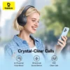 baseus-headset-enc-3 Baseus ENC Wireless Headphones Bluetooth 6.0 Clear Call Headsets Super Bass - Black