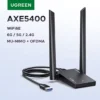 ugreen-wifi6e-main UGREEN WiFi6E Adapter AX5400 6G/5G/2.4G Tri-band for Desktop Laptop Windows 10/11 WPA3 Dual Antennas