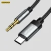 essager-typecto35mm-main Essager Audio Jack Cable USB Type-C to 3.5mm Jack AUX Cord Car Speaker Headphone Converter