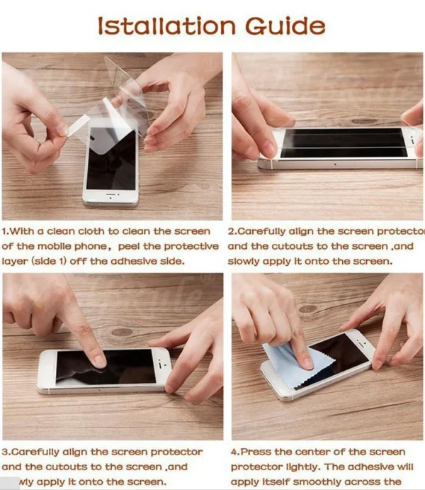 kf-S369e1564ab204a11b94e12b5c7f9619eM iPhone SE 2022 HD Glass Transparent Clear Screen Protector 2Pcs