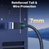 ugreen-cat8shieldedcable-3 UGREEN CAT 8 Ethernet Cable High Speed Braided 40Gbps 2000MHz Network Round Cable RJ45 Shielded
