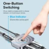 vention-8k-spliter-4 Vention HDMI 2.1 Splitter 8K60Hz 4K120Hz Bi-Direction 2 in 1 out for PC TV Xbox PS5 Monitor
