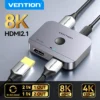 vention-8k-spliter-main Vention HDMI 2.1 Splitter 8K60Hz 4K120Hz Bi-Direction 2 in 1 out for PC TV Xbox PS5 Monitor