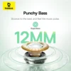 baseus-anc-earphones-2 Baseus Bass EP10 NC -43dB Noise Cancelling ANC True Wireless Earbuds Bluetooth 6.0 In-Ear Wireless Earphones 4-Mics ENC