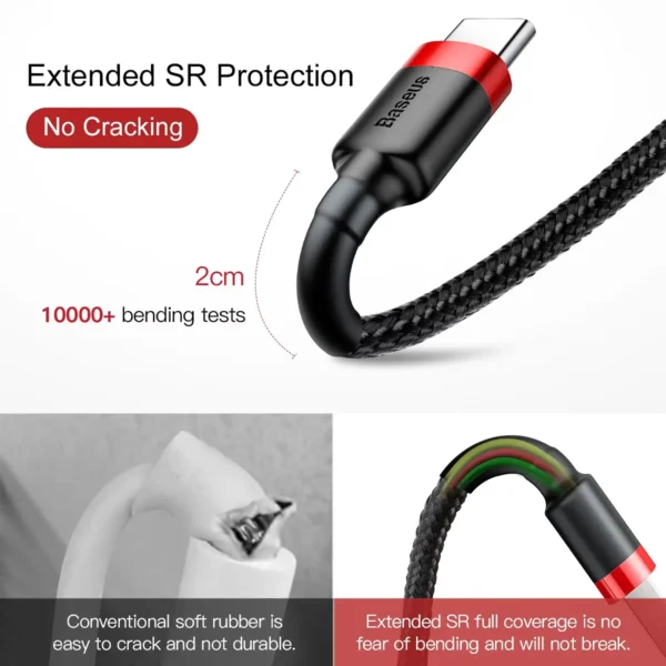 baseus-usbc-to-usba-cable-2 Baseus USB Type-A to Type-C Fast Charging 3A Cable