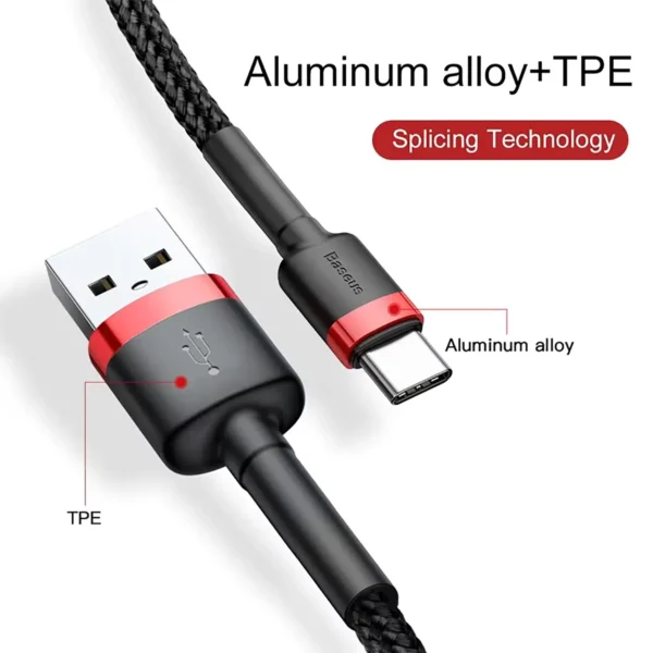 baseus-usbc-to-usba-cable-5 Baseus USB Type-A to Type-C Fast Charging 3A Cable