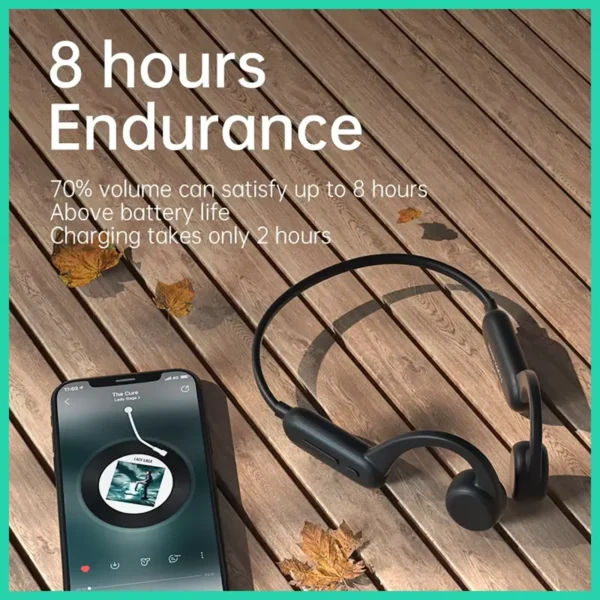 bone-earphones-mp3-2 VBNM X7 Bone Conduction Earphones Bluetooth 5.4 for open Sports IPX8 Waterproof With 32GB MP3 Music Headset