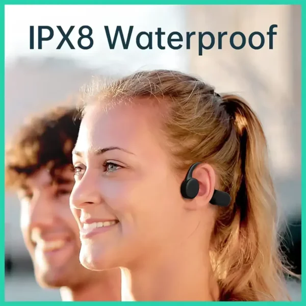 bone-earphonesmp3-2 VBNM X7 Bone Conduction Earphones Bluetooth 5.4 for open Sports IPX8 Waterproof With 32GB MP3 Music Headset