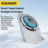 Essager 2-in-1 Wireless Charger Qi2 15W Magnetic Wireless Charging Stand For iPhone EarBuds Watch - Grey