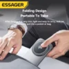 Essager 2-in-1 Wireless Charger Qi2 15W Magnetic Wireless Charging Stand For iPhone EarBuds Watch - Grey