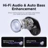 ugreen-earphone-dots-2 UGREEN Dots Wireless Earbuds Bluetooth 6.0 Light Weight Deep Bass Sound 35H Play Earphones Mic - Black