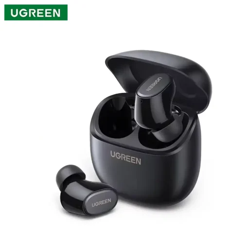 ugreen-earphonesdots-main UGREEN Dots Wireless Earbuds Bluetooth 6.0 Light Weight Deep Bass Sound 35H Play Earphones Mic - Black