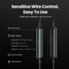 ugreen-wired-earphone-2 UGREEN Wired Earphones With Microphone In Ear USB-C 3.5mm Noise Cancelling For Computers iPhone Samsung - Black