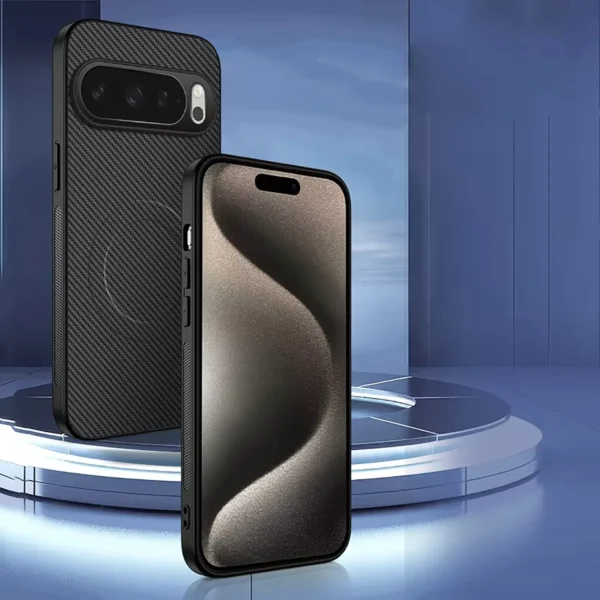 googlepixel-magsafecase-main Google Pixel Magnetic Luxury Solid Carbon Fiber Phone Magsafe Case
