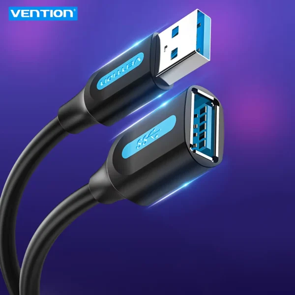Vention USB 3.0 Extension Cable for PC Smart TV Xbox  SSD Fast Speed