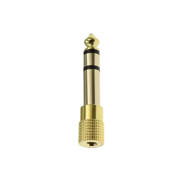 stereoadapter-1 Stereo Plug 6.5mm Male to 3.5mm Female Audio Jack Adapter