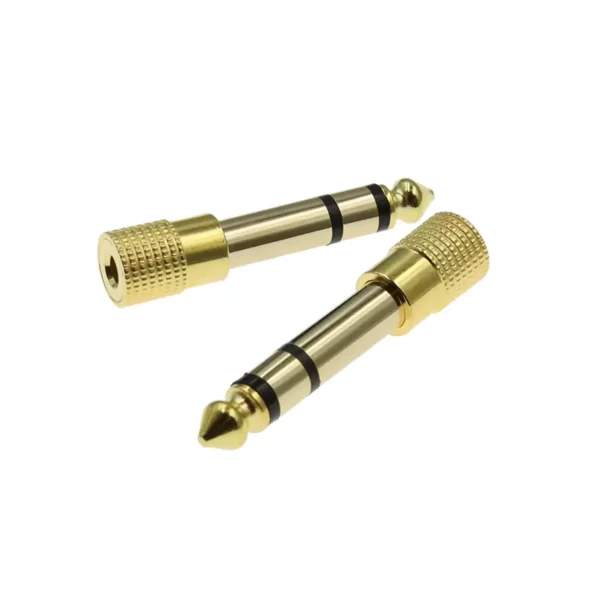 stereoadapter-2 Stereo Plug 6.5mm Male to 3.5mm Female Audio Jack Adapter