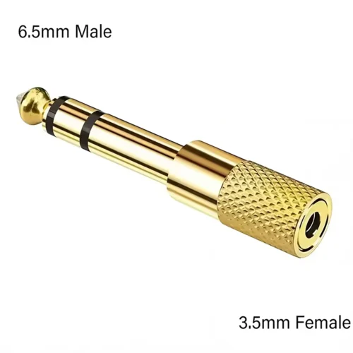 stereoadapter-main Stereo Plug 6.5mm Male to 3.5mm Female Audio Jack Adapter