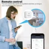 tuya-smartplug-2 WiFi Tuya Smart Socket 16A AU Standard Plug with Energy Monitoring Timer Countdown Works with Smart Life App Alexa Google