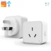 tuya-smartplug-main WiFi Tuya Smart Socket 16A AU Standard Plug with Energy Monitoring Timer Countdown Works with Smart Life App Alexa Google