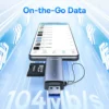 baseus-usbcardreader-1 Baseus Card Reader USB C USB3.0 to SD Micro SD TF Memory Card