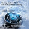 Portable High Speed Foldable Air Cooling Turbo Fan 3600mAh Rechargeable