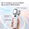 Portable High Speed Foldable Air Cooling Turbo Fan 3600mAh Rechargeable