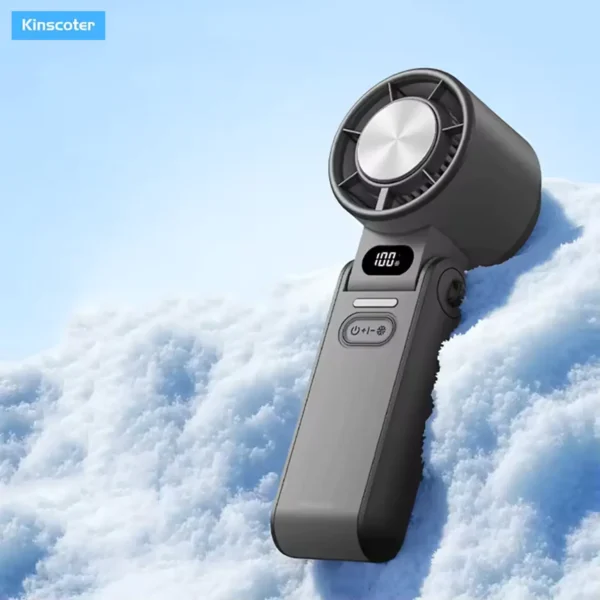 Portable High Speed Foldable Air Cooling Turbo Fan 3600mAh Rechargeable