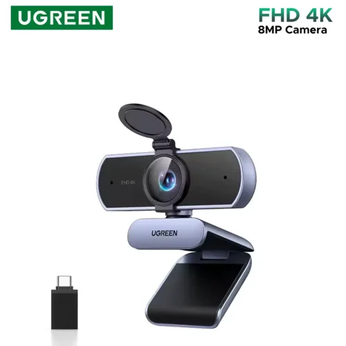ugreen-4kwebcam-main UGREEN 4K FHD 1080P Webcam 8MP PDAF Auto Focus Dual Noise-Cancelling Mics