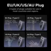 UGREEN GaN 45W Universal Travel Adapter 2 Type-C 2 USB Ports Fast Charging