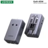 UGREEN GaN 45W Universal Travel Adapter 2 Type-C 2 USB Ports Fast Charging